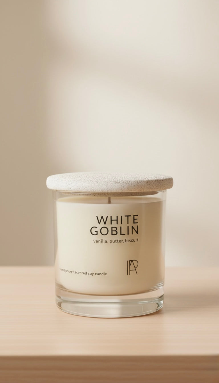 White Goblin Candle 220gr