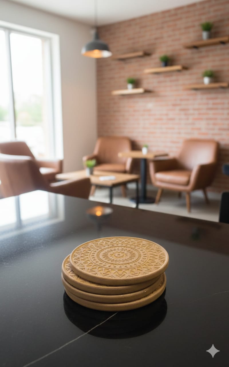 Mandala Coasters Set