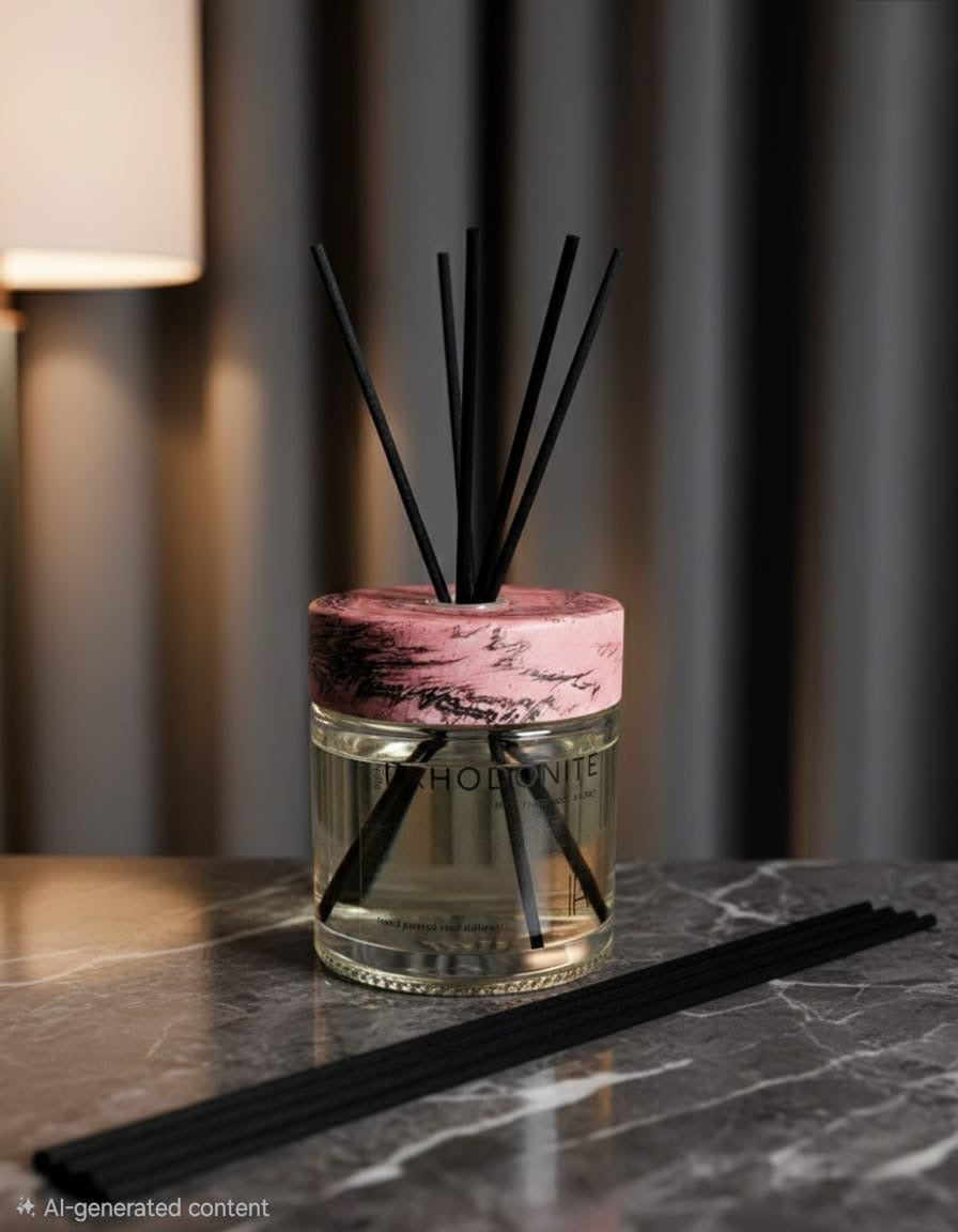 Rhodonite Reed Diffuser – 200ml Handcrafted Home Fragrance