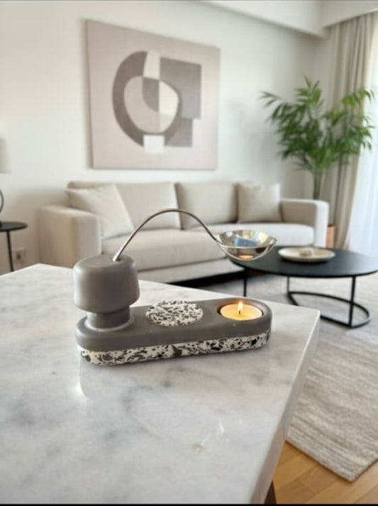 Terrazzo Wax Burner