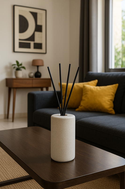 Large White Granite Diffuser – 400ml | Azzurro Ragazzi