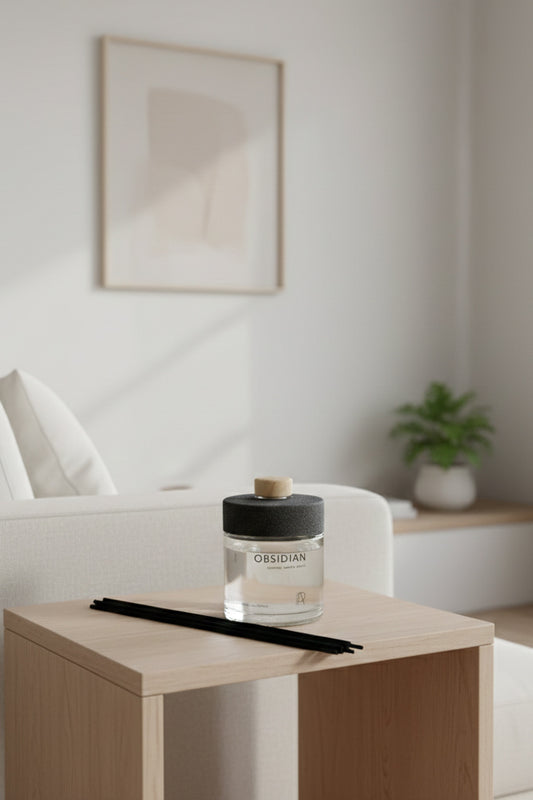 Obsidian Reed Diffuser – 200ml Handcrafted Home Fragrance