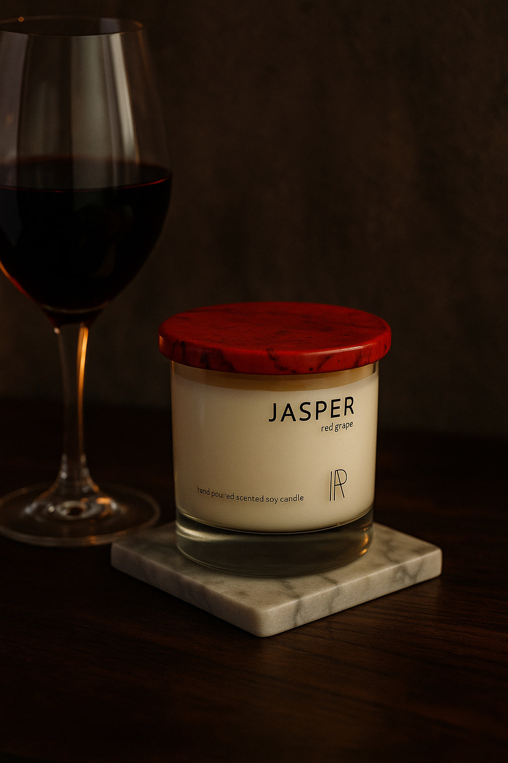 Jasper — Red Grape Scented Soy Candle | 220g
