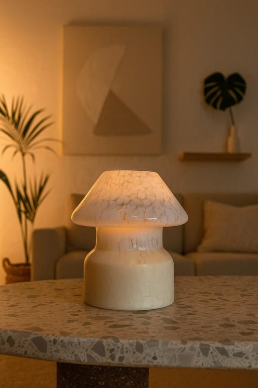 White Lamp Scented Soy Candle